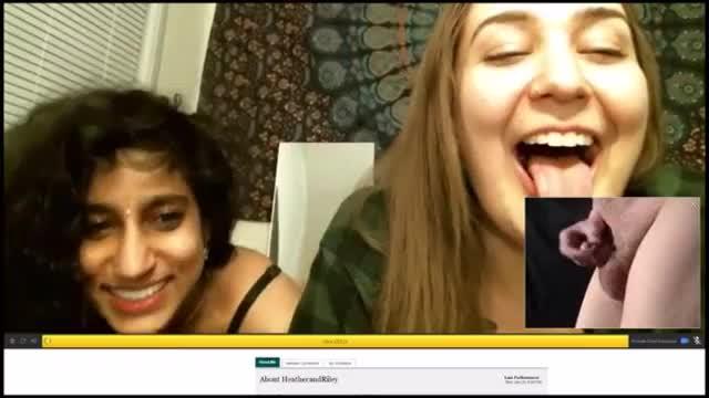 Small dick humiliation by cam women that are indian/white pt.  1